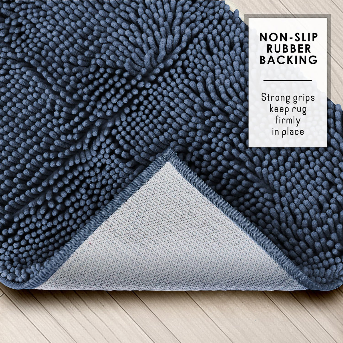 Hearth and Harbor machine washable bath mat shown in gentle cycle.
