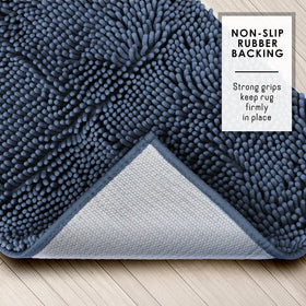 Hearth and Harbor machine washable bath mat shown in gentle cycle.