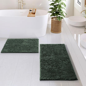 Hearth & Harbor rug features non-slip PVC backing for secure placement.