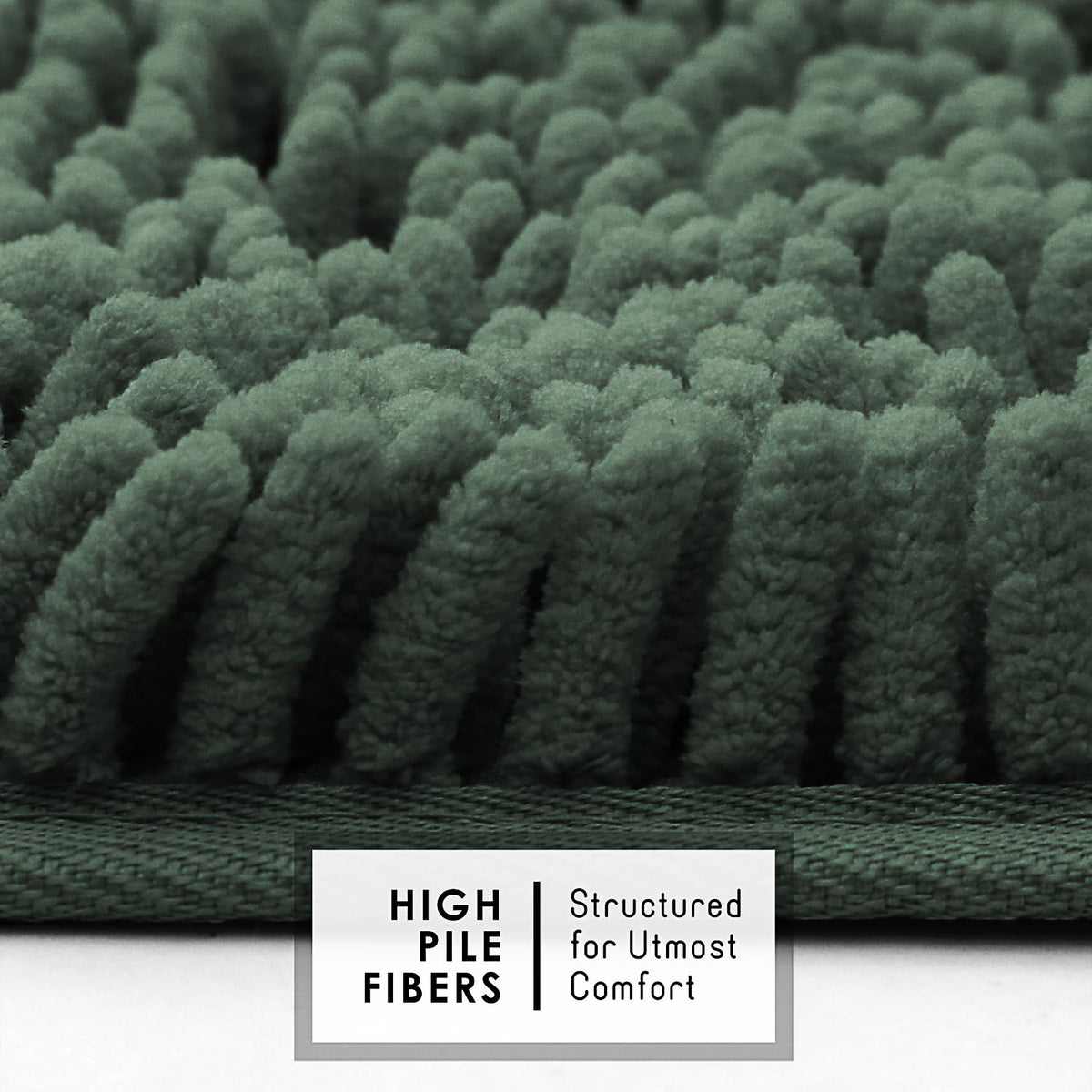 Hearth & Harbor 1-inch thick pile delivers cushioned comfort underfoot.
