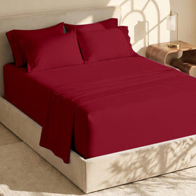 Hearth & Harbor king fitted sheet with extra deep pockets for tall mattresses