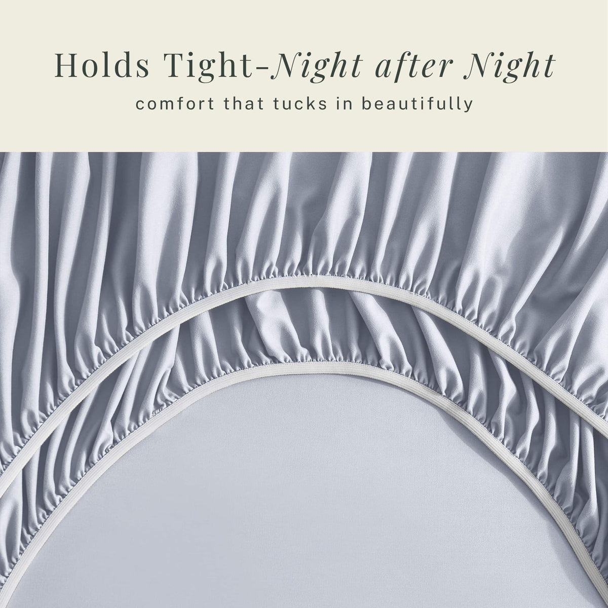 Hearth & Harbor ice blue pillowcases for a coordinated, wrinkle-resistant look