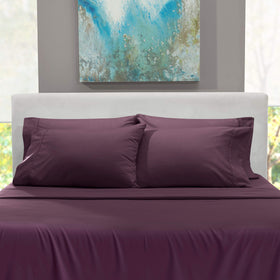 Hearth & Harbor 6-piece set includes fitted, flat sheets and four pillowcases.
