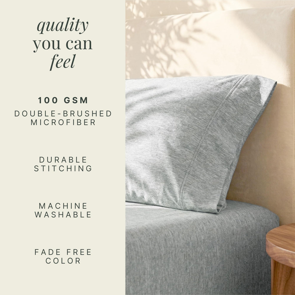 Hearth & Harbor color-fast fabric maintains vibrant hues after washing.