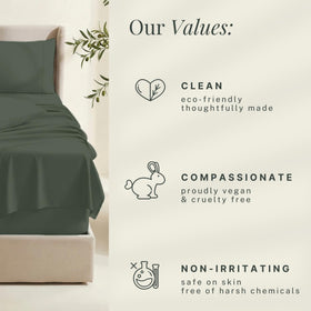 Hearth & Harbor microfiber close-up shows soft, wrinkle-free surface.