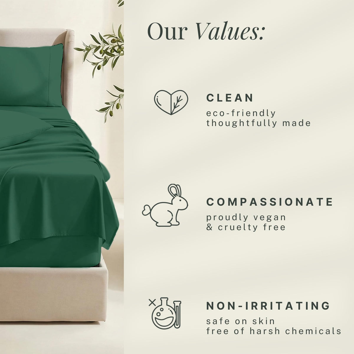 Hearth and Harbor sheet set shown during a quick wash and dry cycle