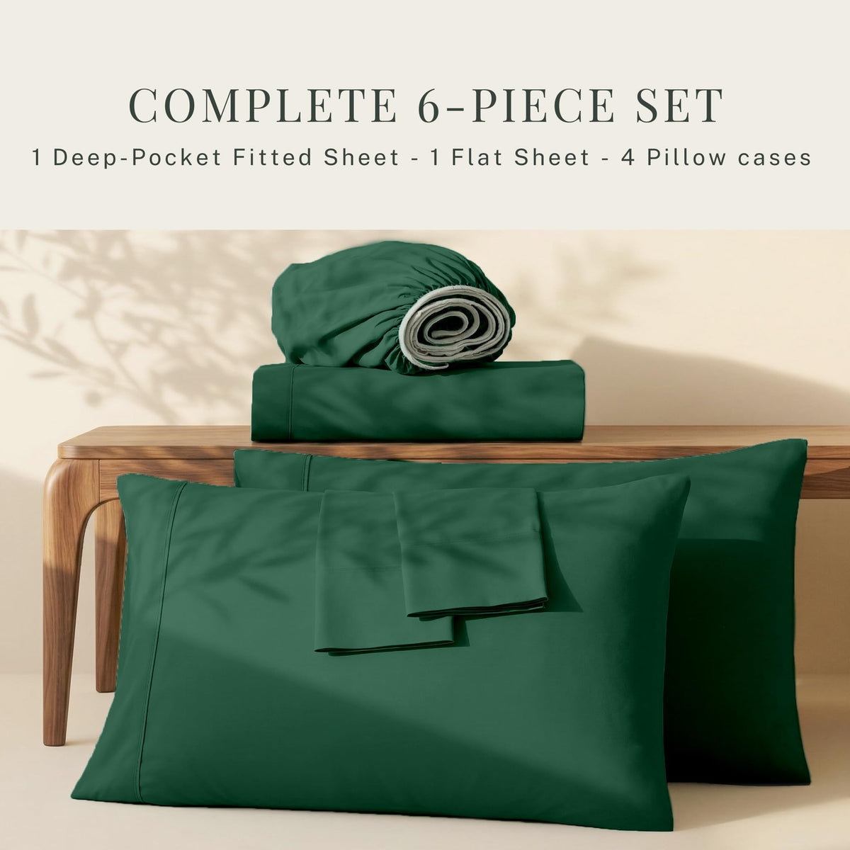 Hearth and Harbor wrinkle-resistant fabric stays smooth after washing