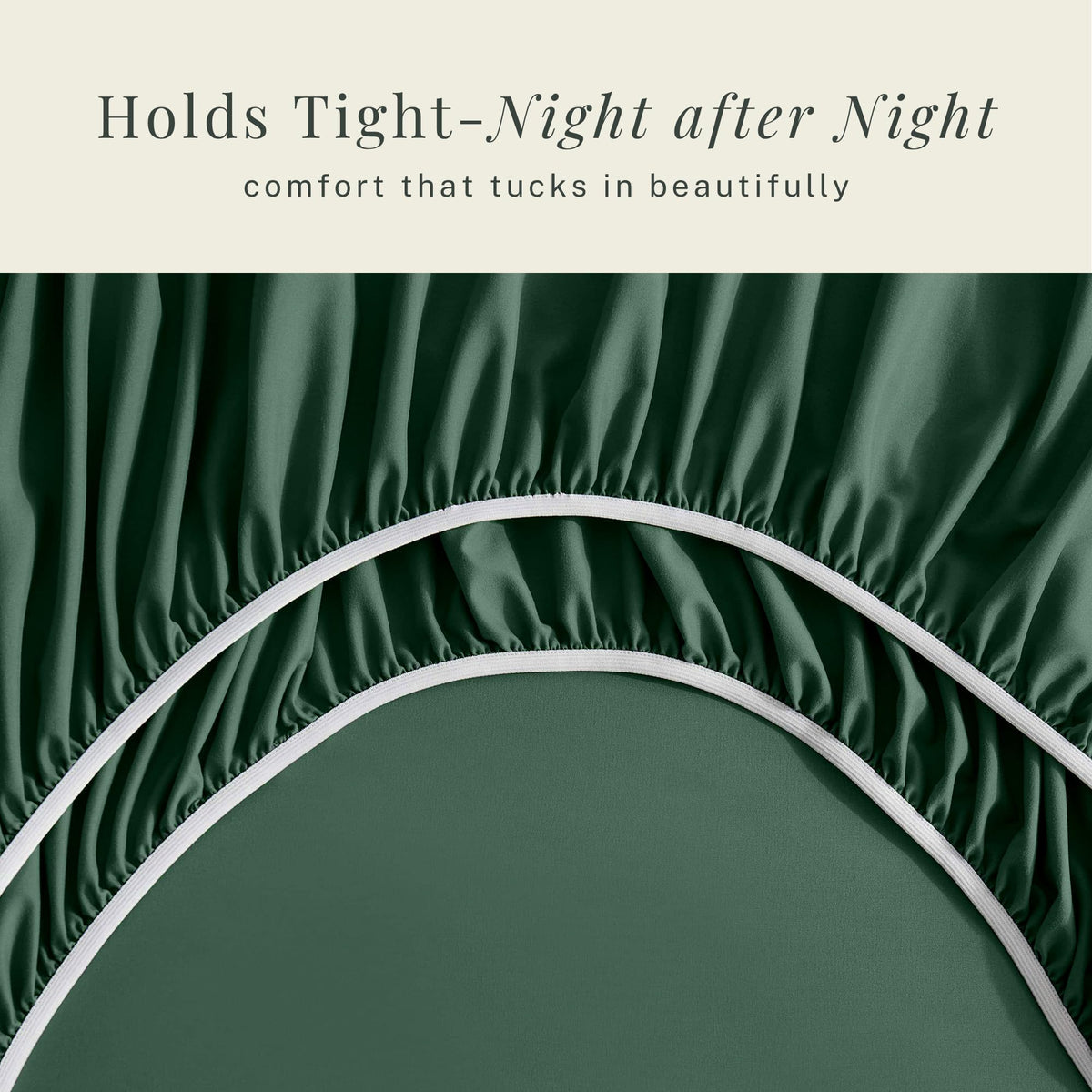 Hearth & Harbor wrinkle-resistant stitching keeps sheets smooth after washing.