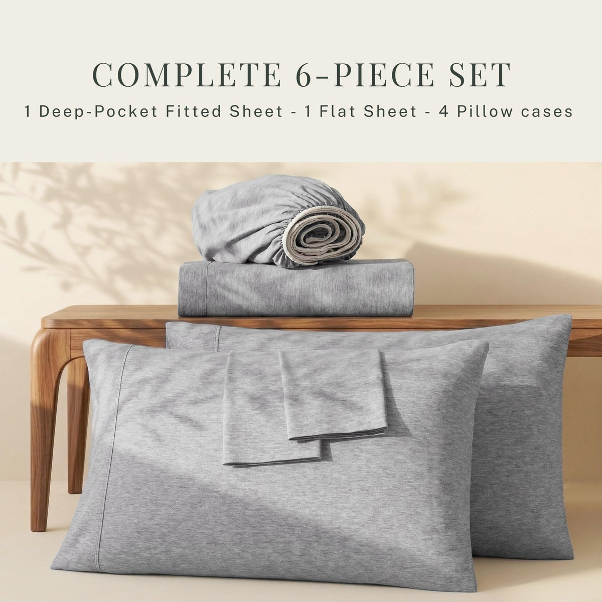 Hearth & Harbor colorfast bedding resists fading for lasting vibrancy.