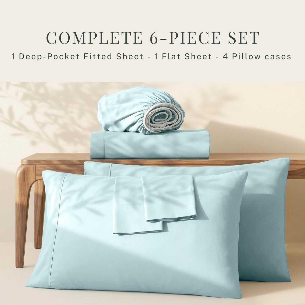 Hearth & Harbor deep-pocket sheets secure deep mattresses for a neat fit