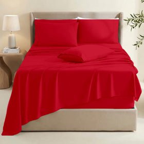 Hearth & Harbor deep-pocket fitted sheet fits 18-24 inch mattresses securely