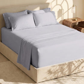 Hearth & Harbor extra deep pocket queen fitted sheet fits 18–24 inch mattresses securely