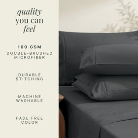 Hearth & Harbor gray color maintains vibrancy after washing