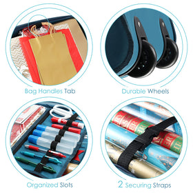 Hearth & Harbor mesh pocket stores small items for fast access.