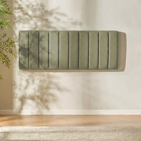 Hearth & Harbor modern boho style headboard adds relaxed, eclectic flair to a bedroom.