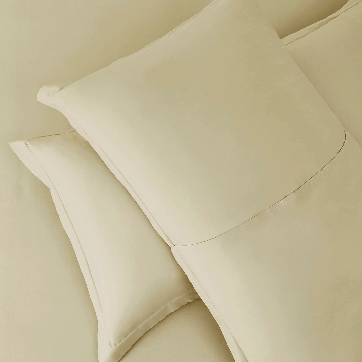 Hearth & Harbor Vanilla Yellow texture close-up emphasizes plush softness.