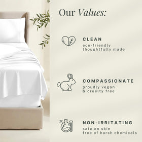 Hearth & Harbor care guide: wash cold, dry low for easy maintenance.