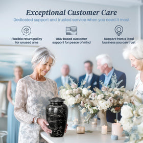 Hearthy Home family memory urn as a respectful focal point.
