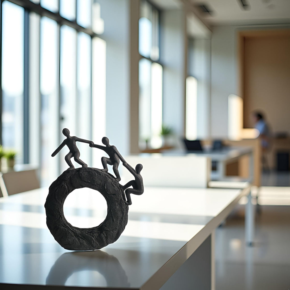 Hebdids desk-display sculpture fits compact spaces while inspiring collaboration vibes.