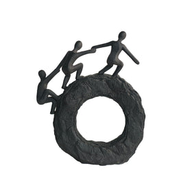 Hebdids resin-detail sculpture showcases delicate artistry and durable construction.