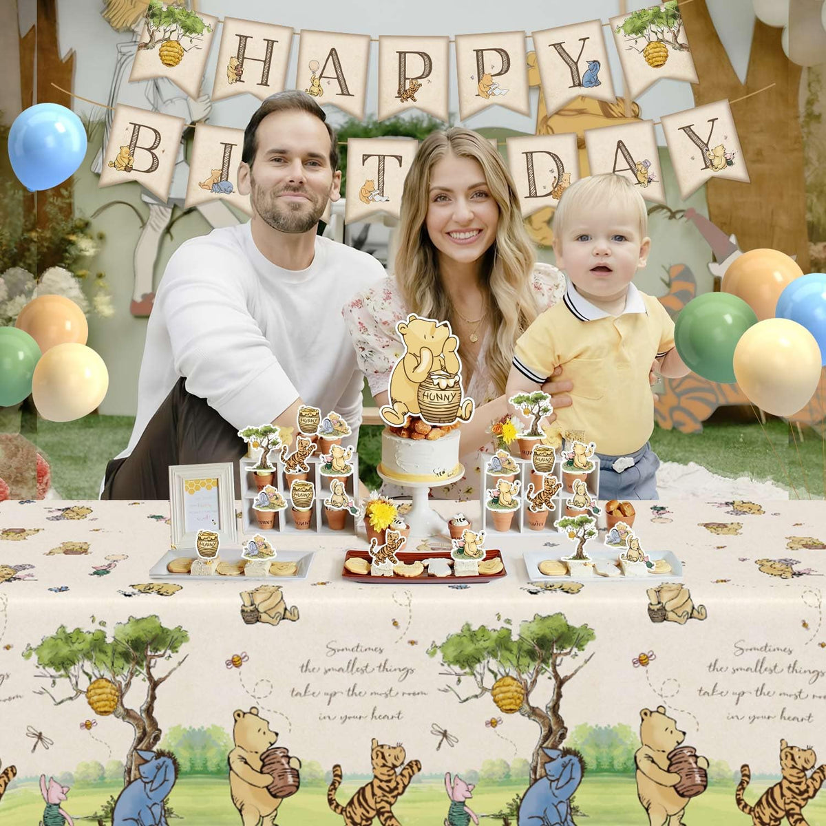 Heboland Winnie cupcake toppers decorate treats with whimsy.