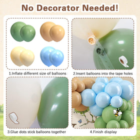 Heboland Winnie stickers for easy cohesive party planning.