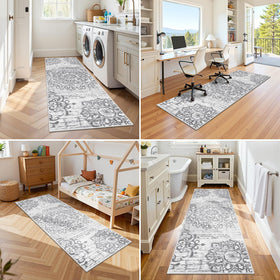 HEBE RUGS entryway kitchen rug suits high-traffic spaces with style