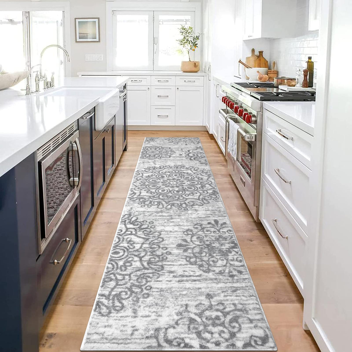 HEBE RUGS ideal for entryways, kitchens, and busy laundry rooms.