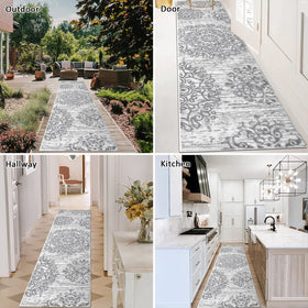HEBE RUGS machine washable rug for easy cleaning and quick refresh.