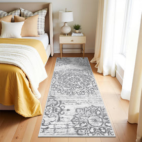 HEBE RUGS machine-washable rug for quick refreshing care