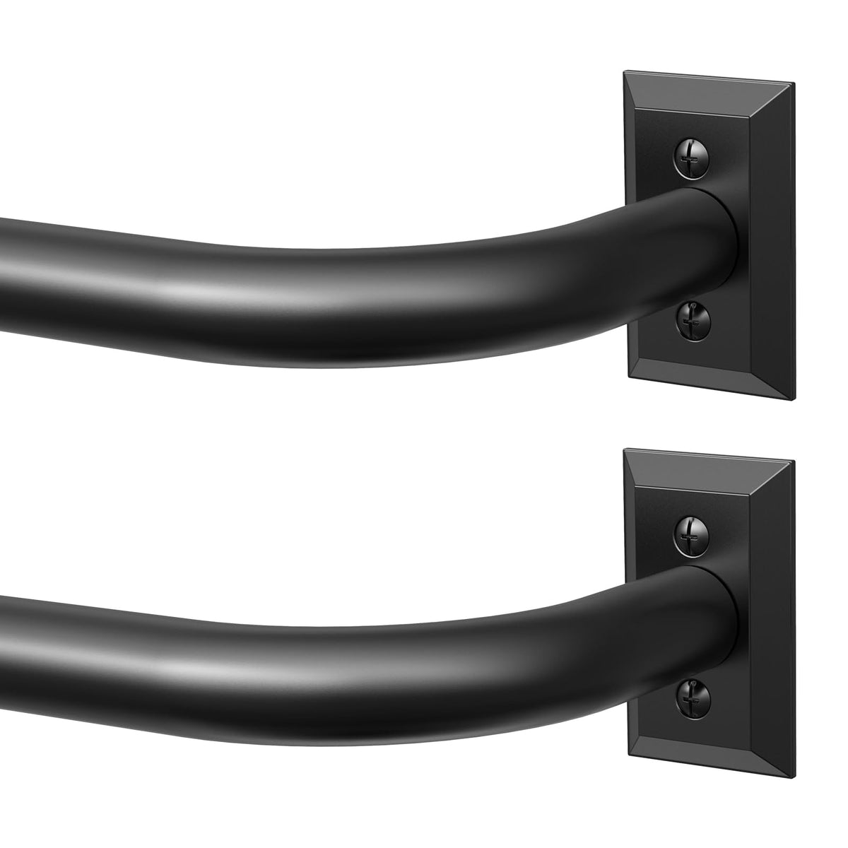 Hei! Dear blackout rod 2-pack with wrap-around design blocks side light for privacy.