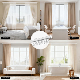 hei! dear color option white shows clean, modern look for rooms.