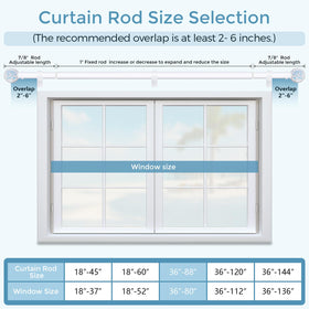 hei! dear cream-white curtain rod designed for flexible ceiling or wall mounting