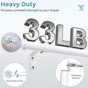 hei! dear curtain rod extends from 48 to 84 inches to fit multiple window sizes