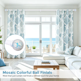 hei! dear heavy-duty curtain rod with iron brackets provides sturdy support for heavy drapes