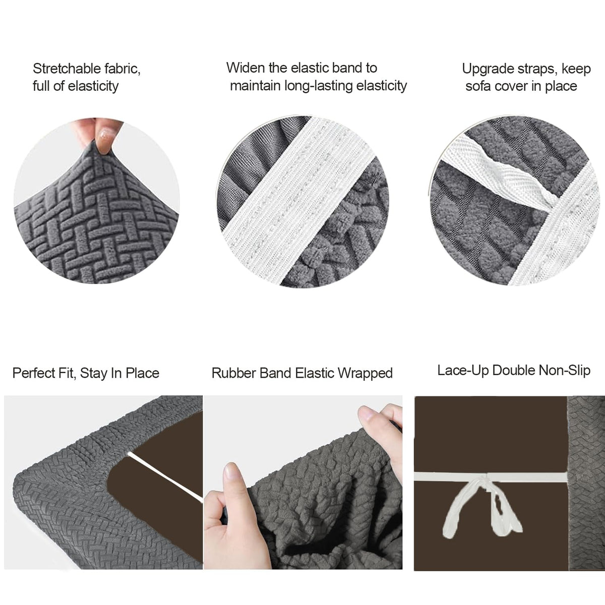 Heicofer anti-slip straps keep the cover in place during travel.