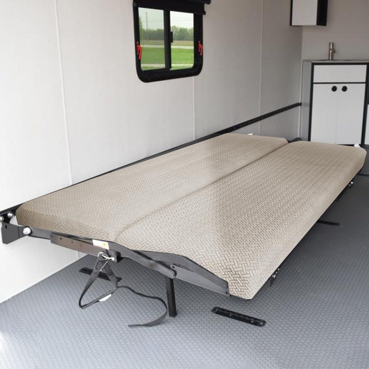 Heicofer RV couch cover grey color swatch for versatile interior styling