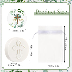 Heigble baptism card included for guest notes and cherished memory.