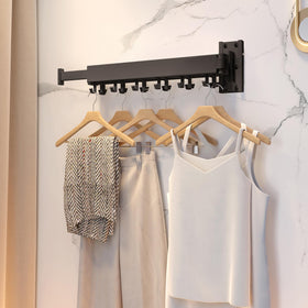 HEILAIYI 18-hook wall mount offers versatile direct hanging.