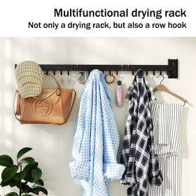 HEILAIYI indoor-outdoor rack suits balconies and laundry areas.