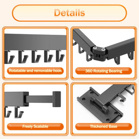 HEILAIYI load-bearing design supports everyday laundry items.