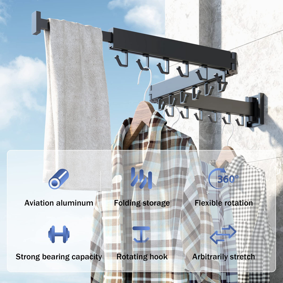 HEILAIYI space-saving solution boosts laundry efficiency.