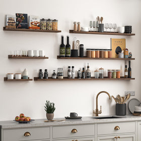 Heimlove storage ledge shelves suitable for collectibles, books, and photos.