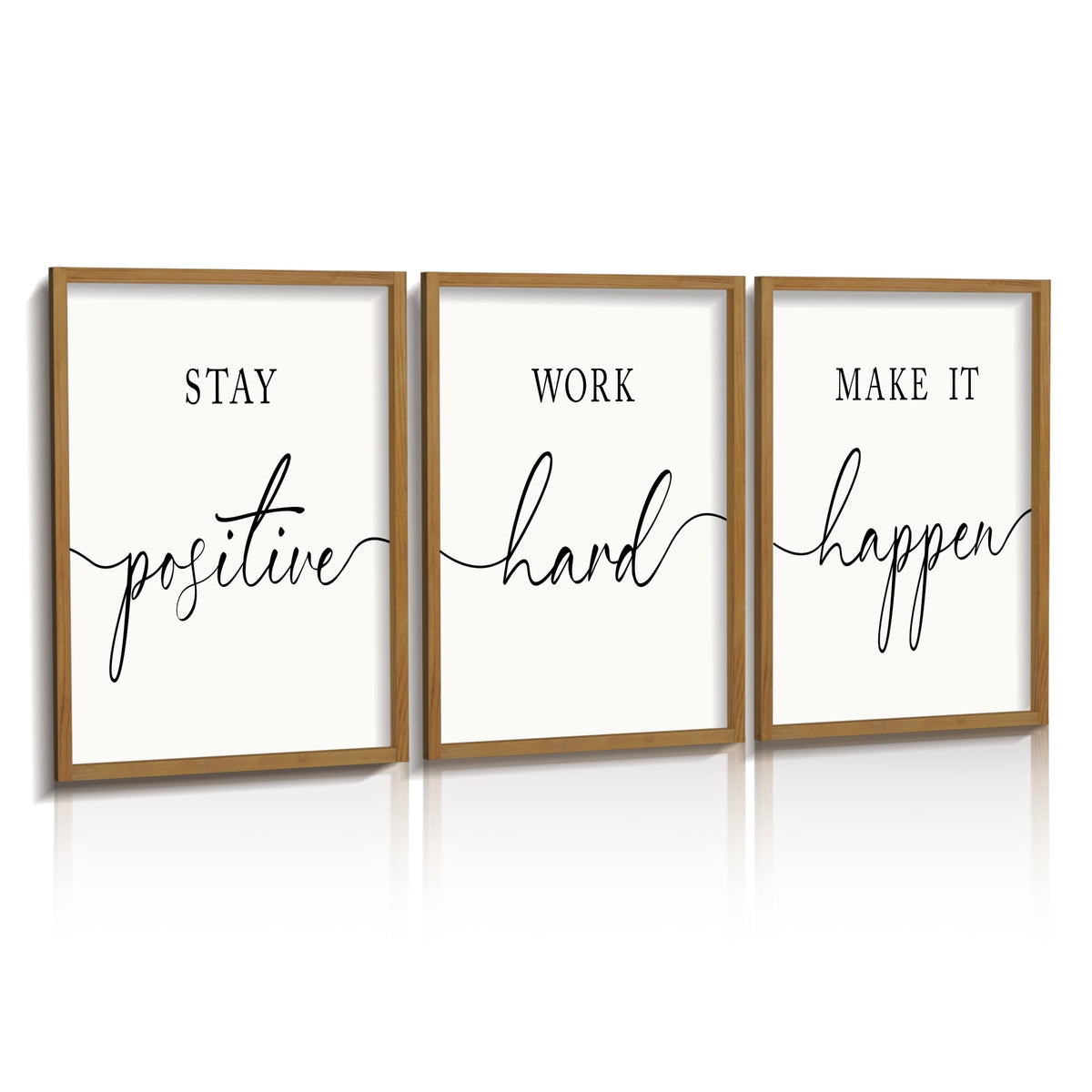 Heiple Motivational Wall Art 11x14 frame boosts daily focus at your desk.