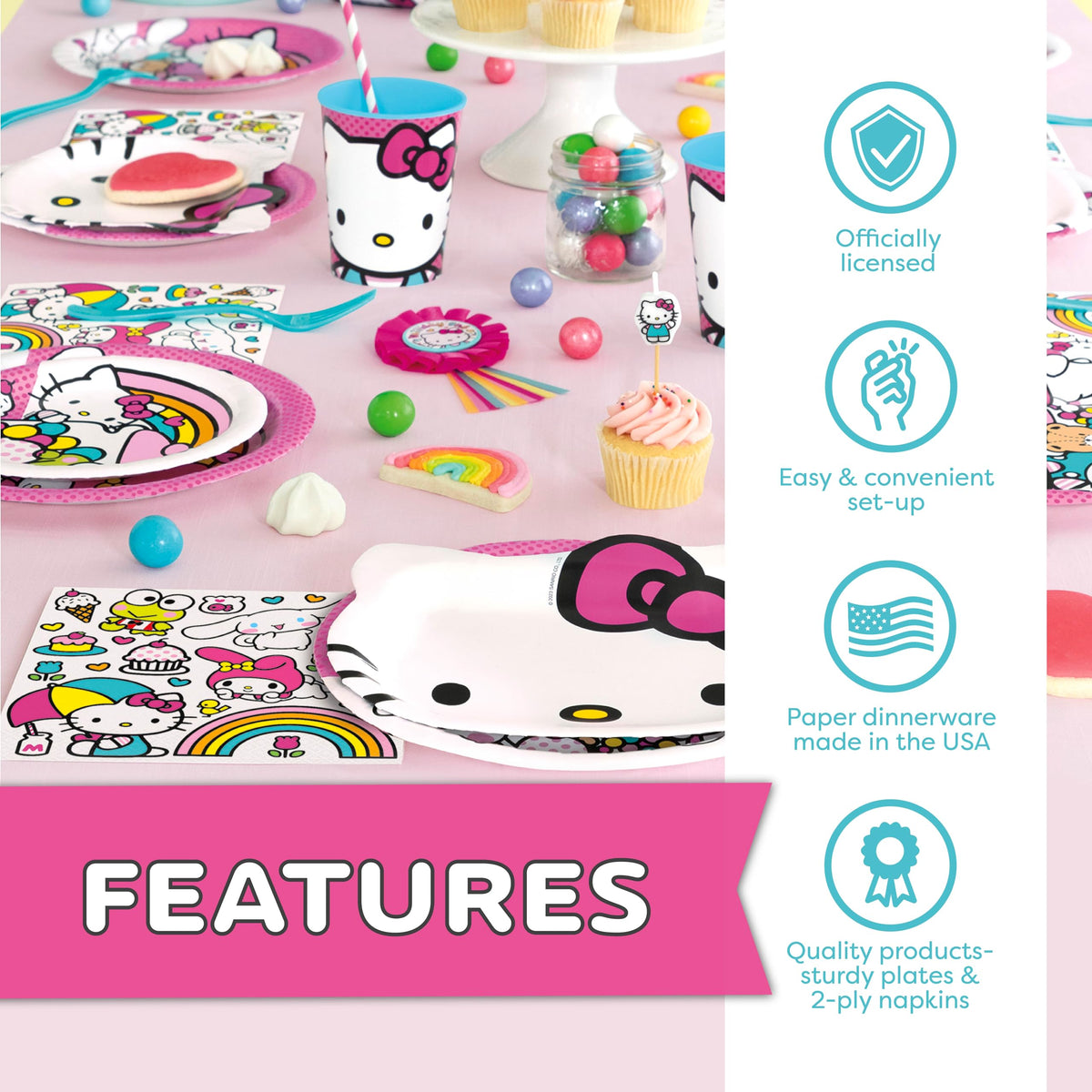 Hello Kitty cups for kid-friendly sipping and coordinated decor