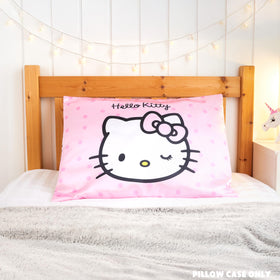 Hello Kitty satin pillowcase gift-ready packaging appeals to fans.