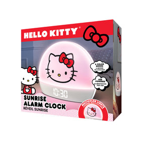 Hello Kitty Sunrise Alarm Clock snooze button for flexible wakeups
