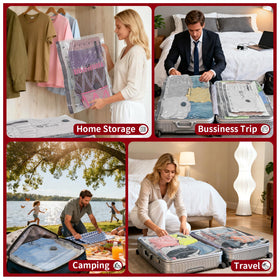 HelpLand packing in a suitcase illustrates major luggage space reduction