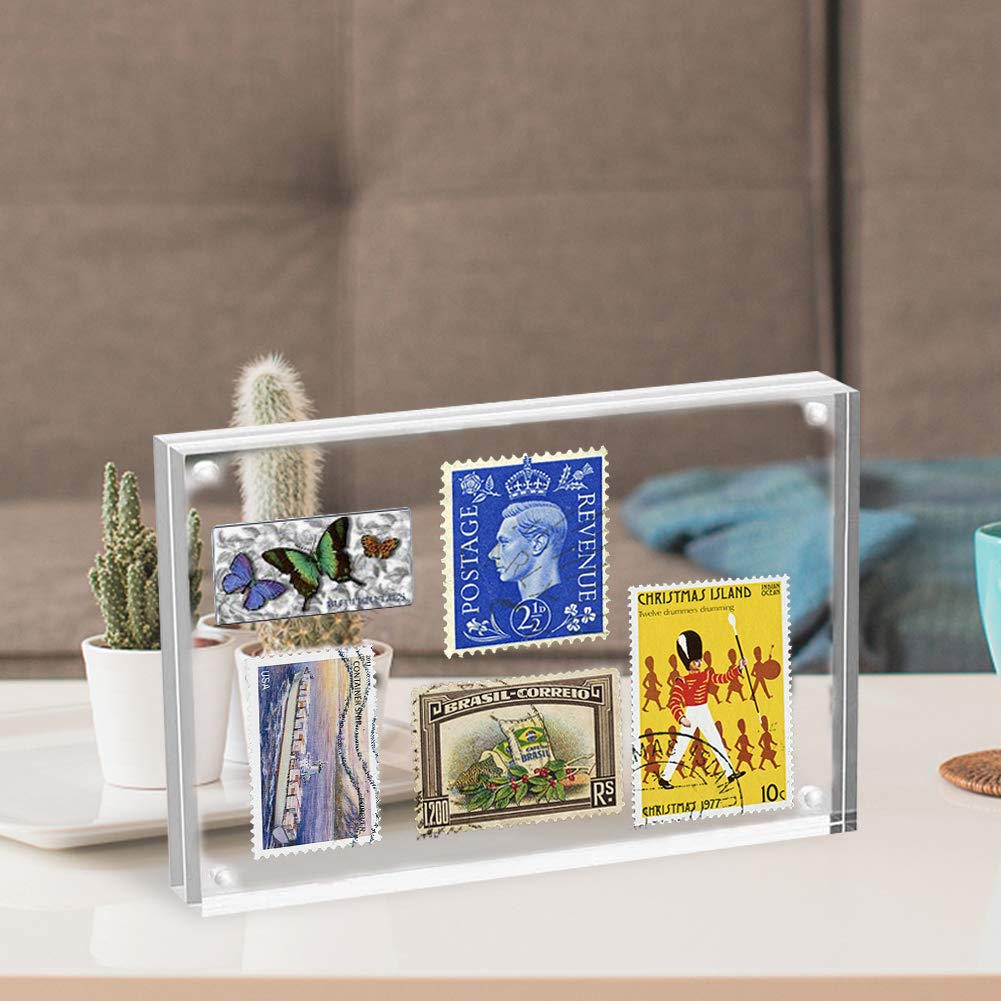 HELPLEX UV-protected acrylic; preserves photos longer.