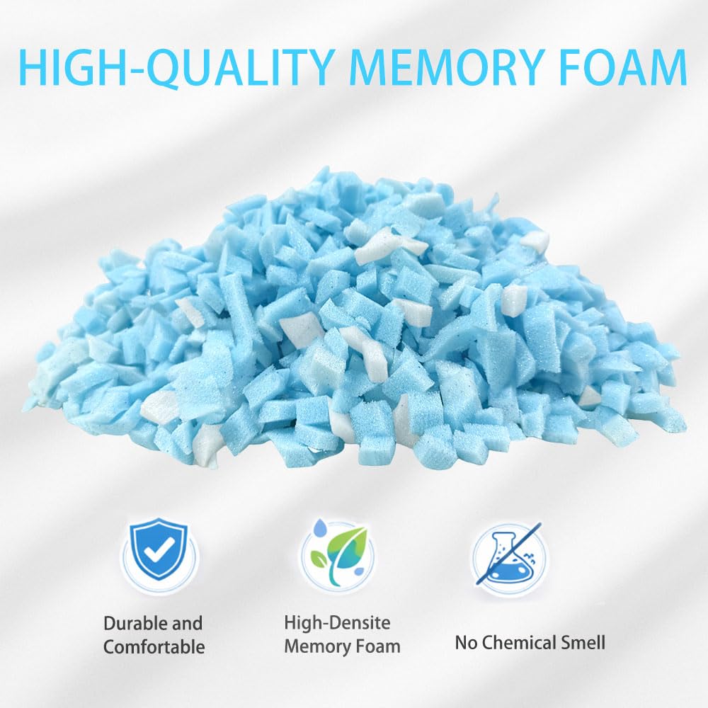 Hem Dgpsy pillow stuffing with memory foam, adds supportive loft.